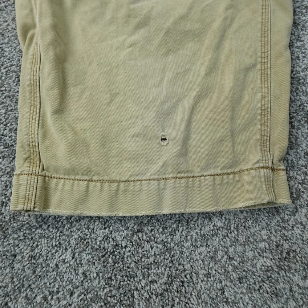 American Eagle Shorts Mens 30 Beige Brown Bermuda Chino Preppy Casual Grunge Y2K